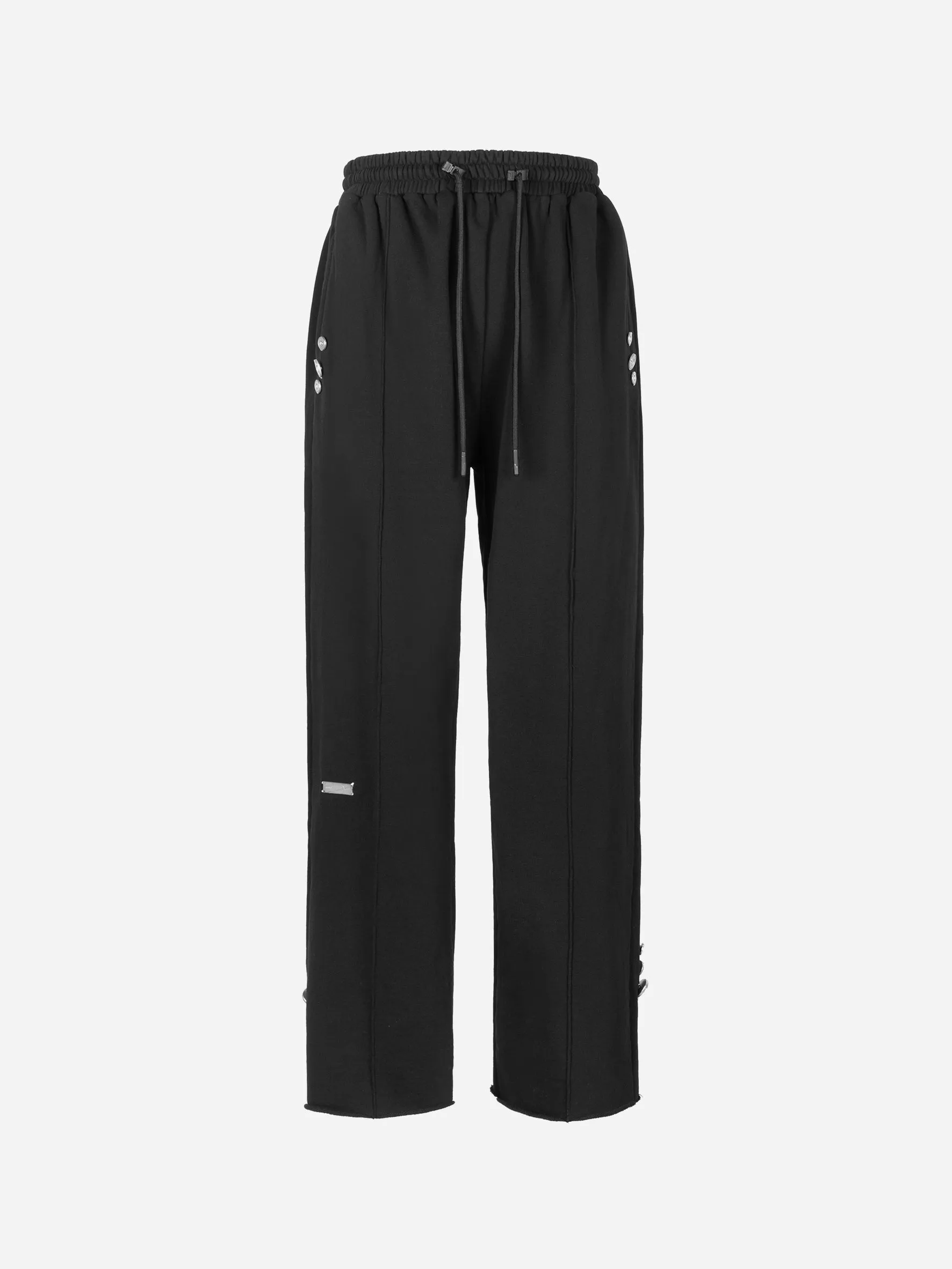 004 - Raw Edge Wide Leg Sweat Pants