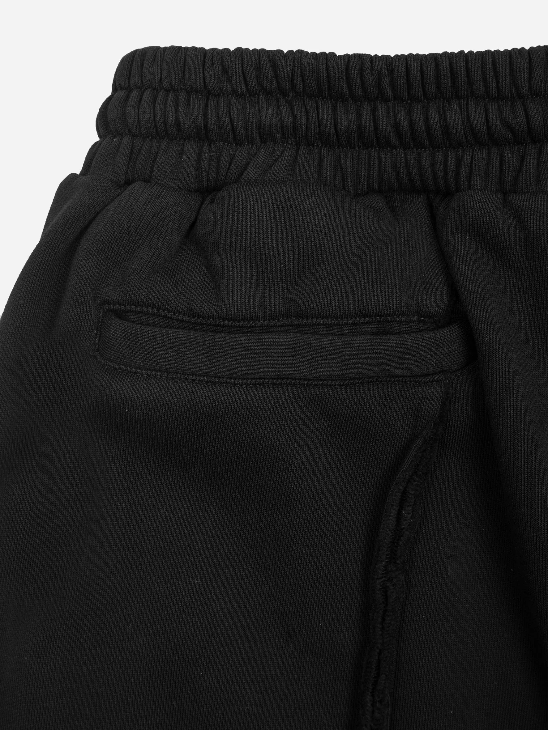 004 - Raw Edge Wide Leg Sweat Pants