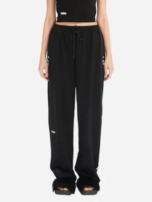 004 - Raw Edge Wide Leg Sweat Pants