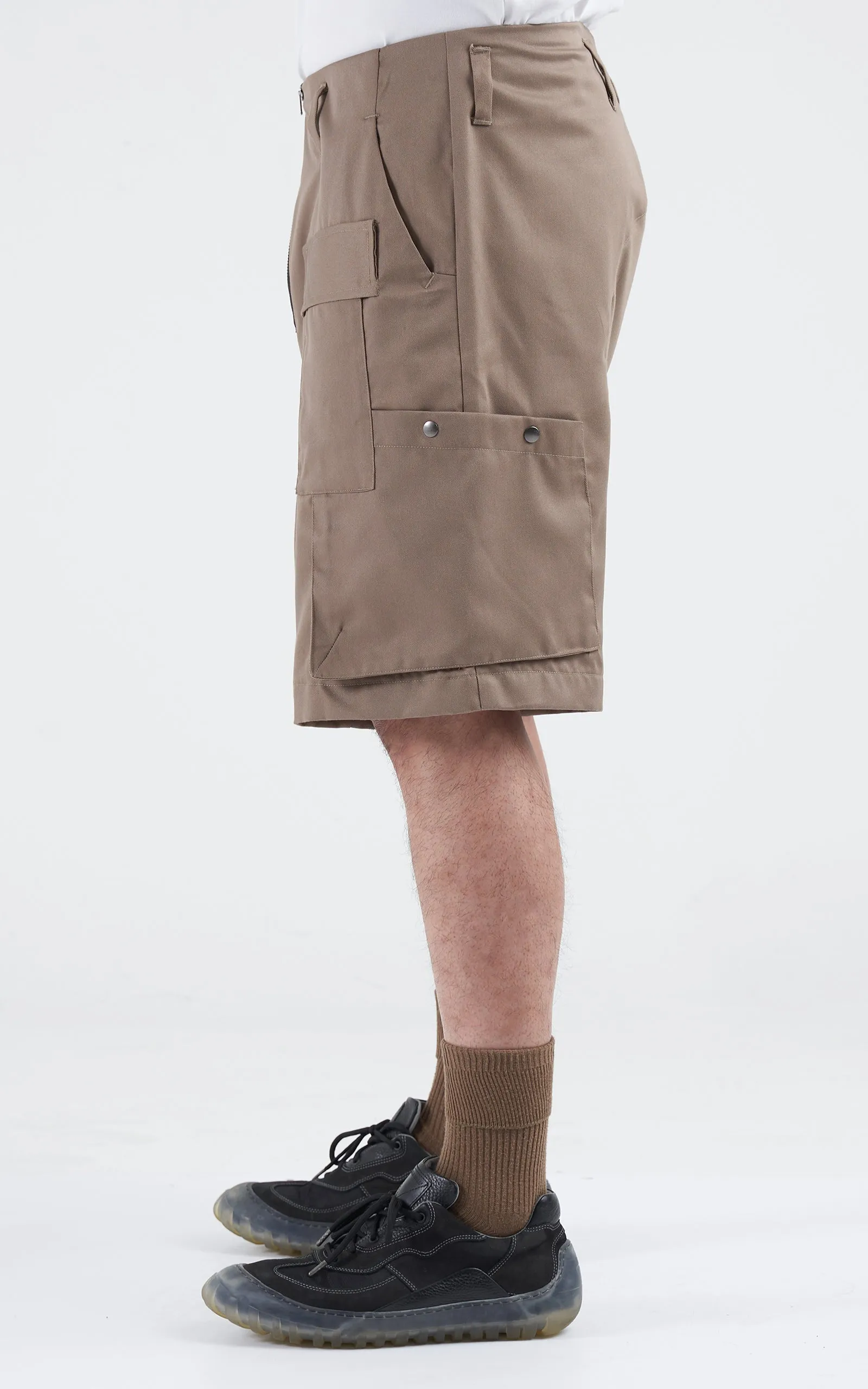 1. "PARELLEL" Cargo Shorts - KHAKI