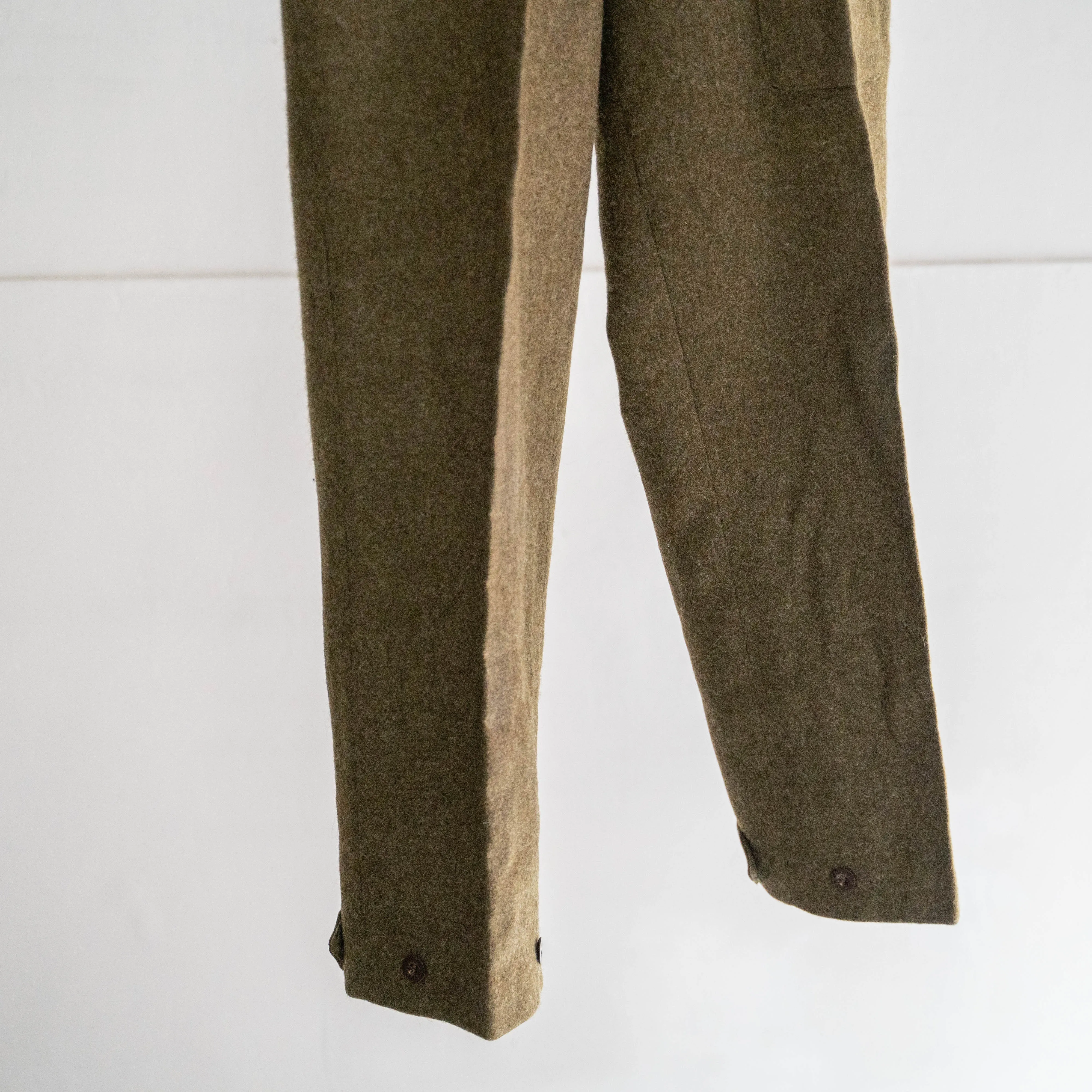 1960s dutch military wool battle dress pants "dead stock"-1