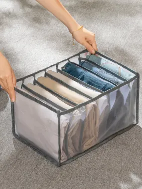 1pc 7 Grid Pants Storage Box