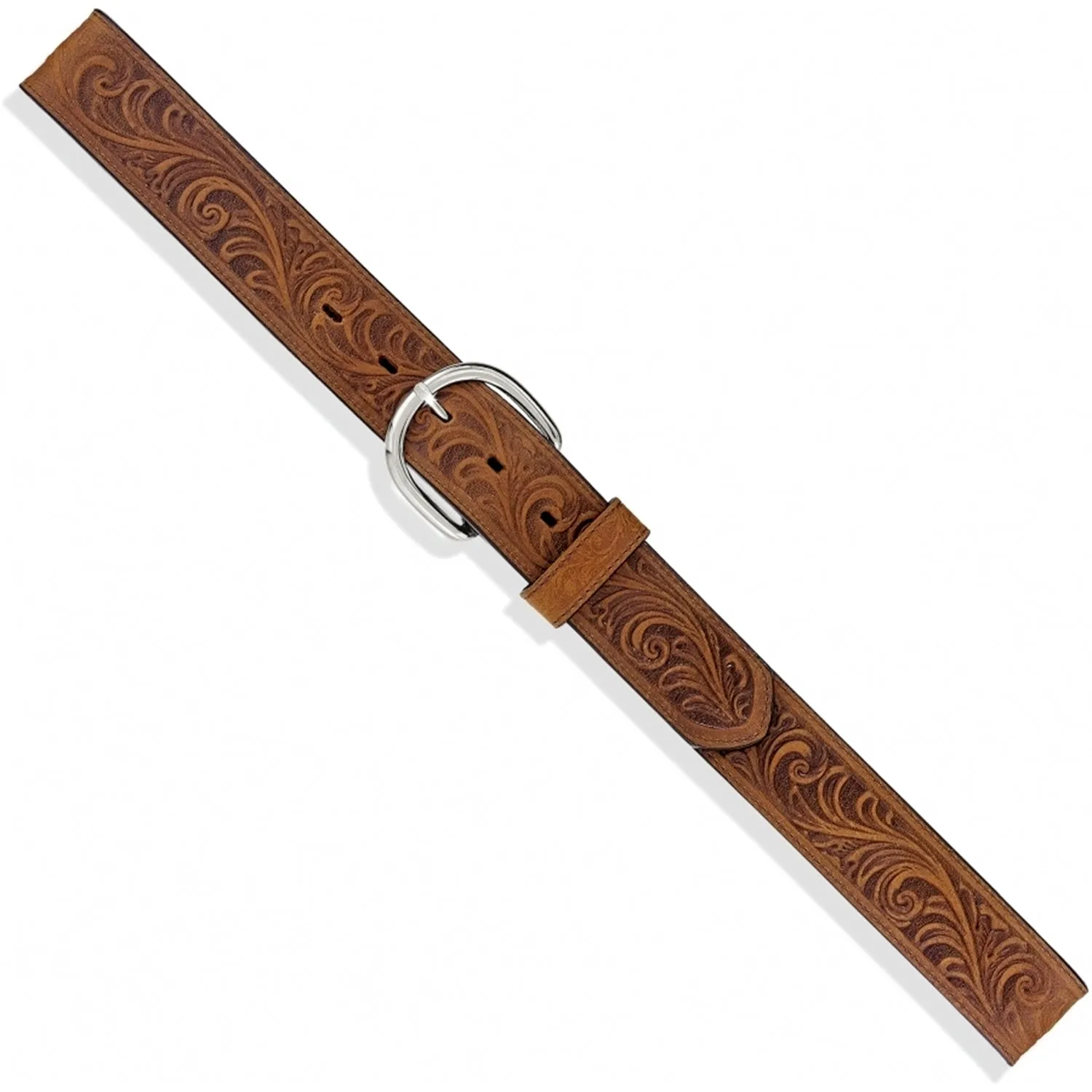 53909 Men's Western Scroll Tooled Belt