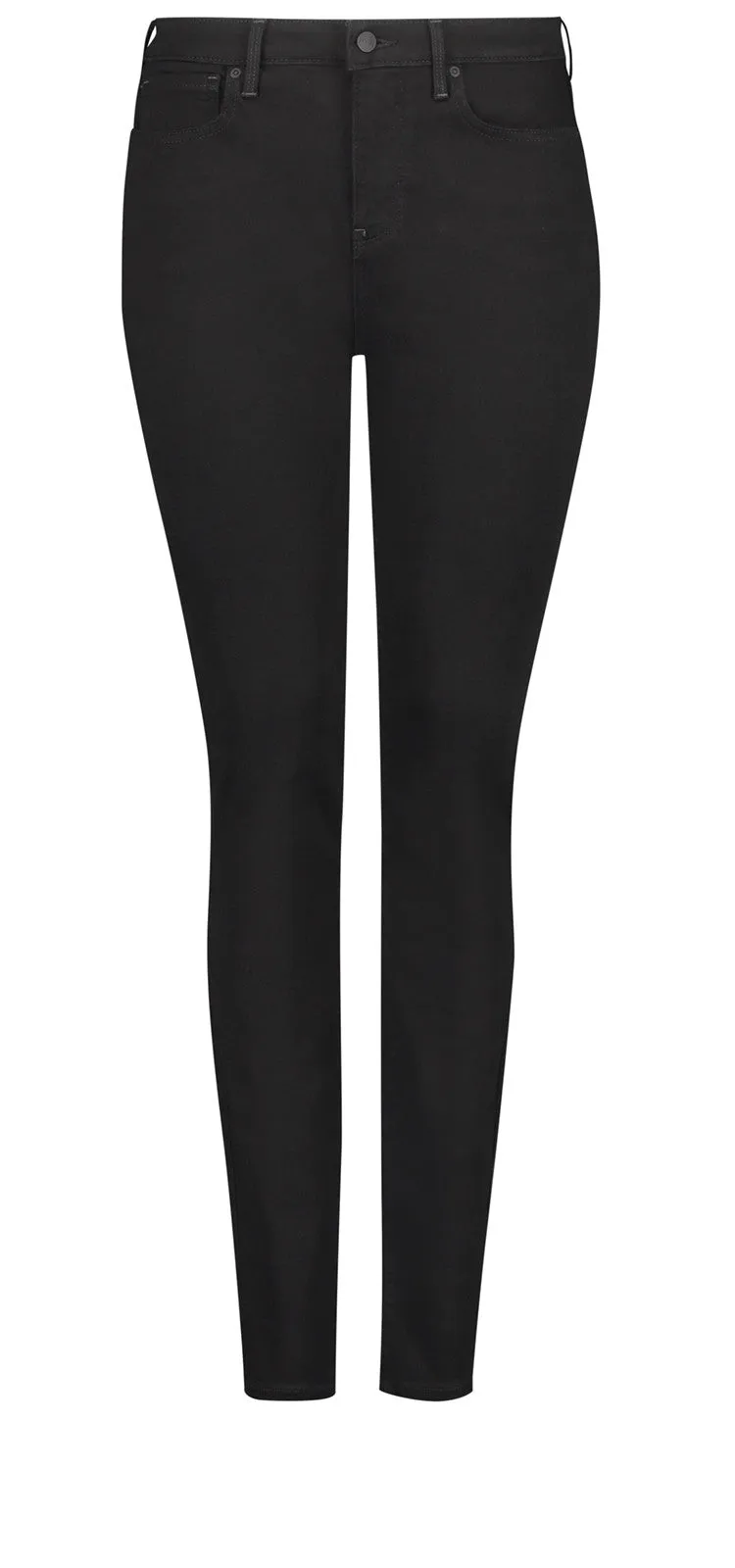 Ami Skinny Jeans Zwart Premium Denim (Tall) | Black