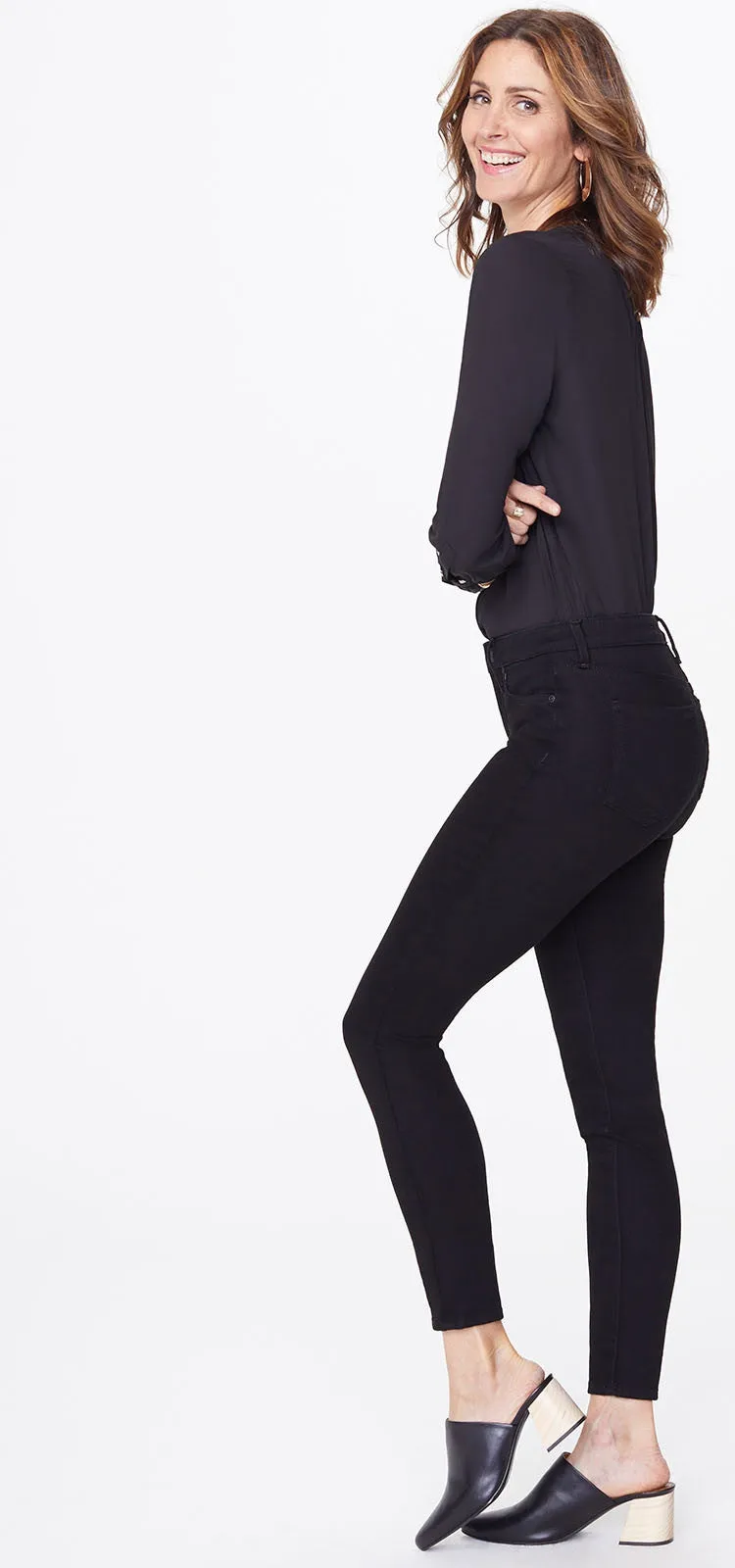 Ami Skinny Jeans Zwart Premium Denim (Tall) | Black