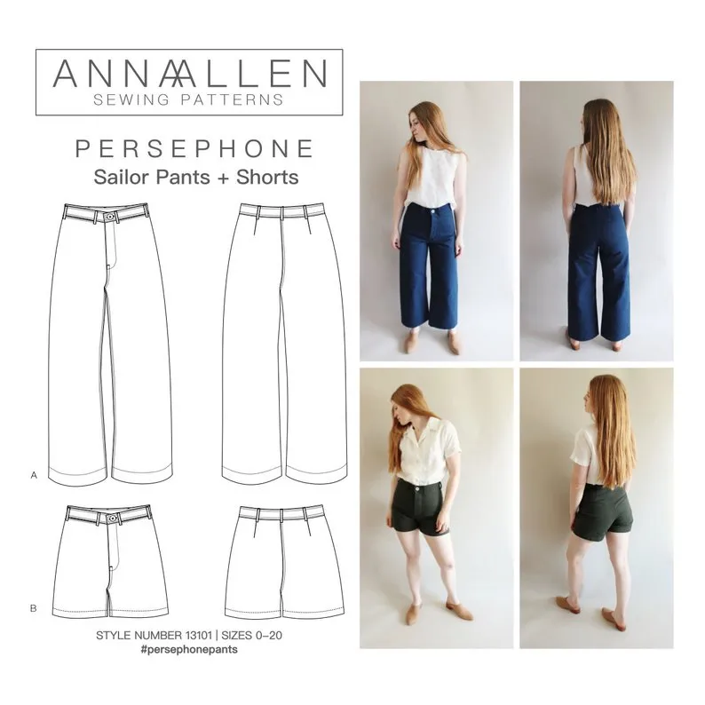 Anna Allen Persephone Pants and Shorts