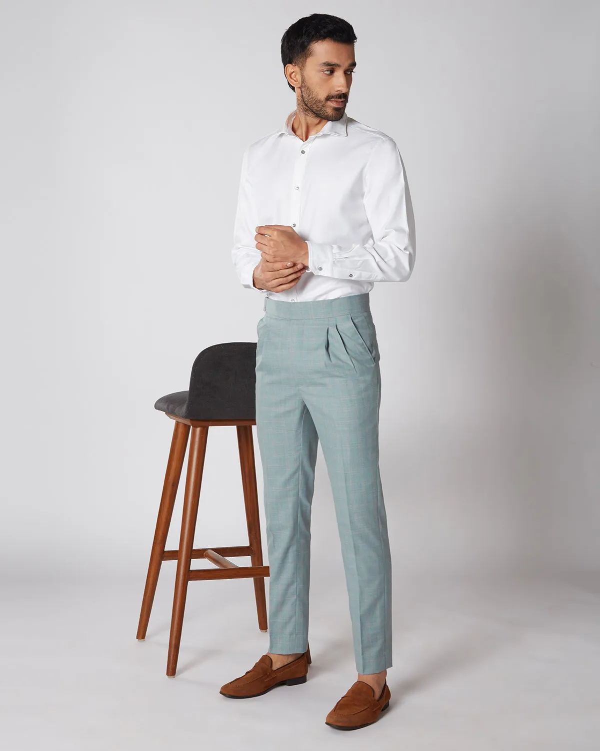 Aristocrat Blended Wool Neapolitan Dress Pants