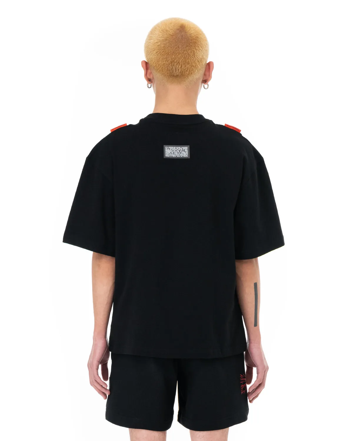 Black Multilabel T-Shirt   Cargo