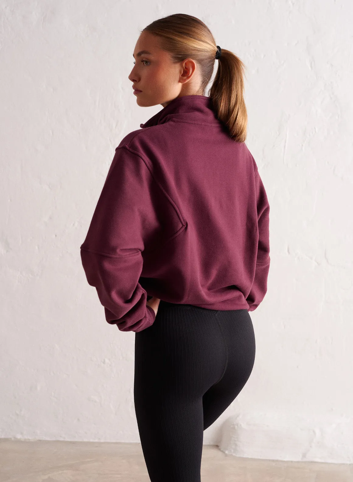 Bordeaux College Sweat Half Zip