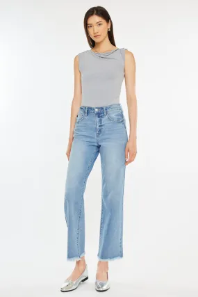 Bri High Rise Slim Wide Leg Jeans