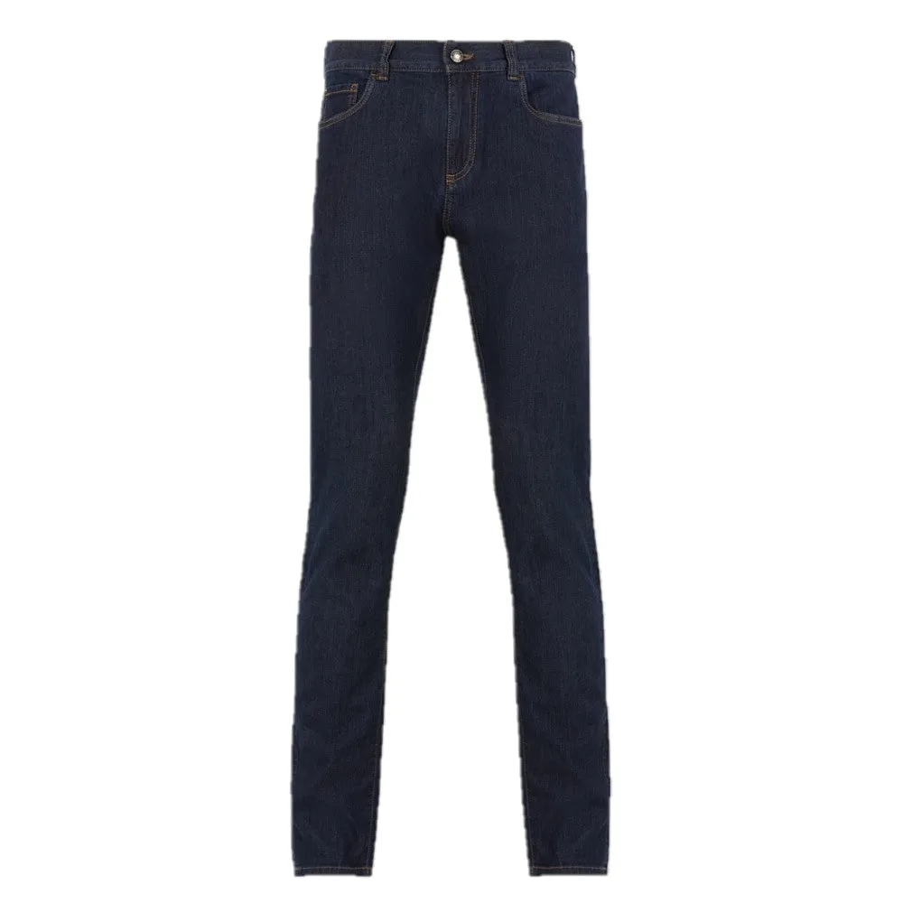 Canali 5 Pocket Indigo Jeans