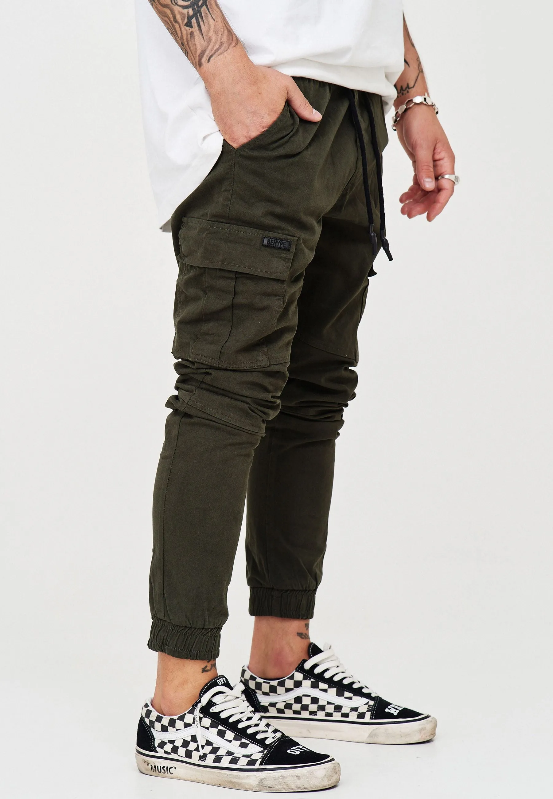 Cargo Jogger Chino Khaki 3839