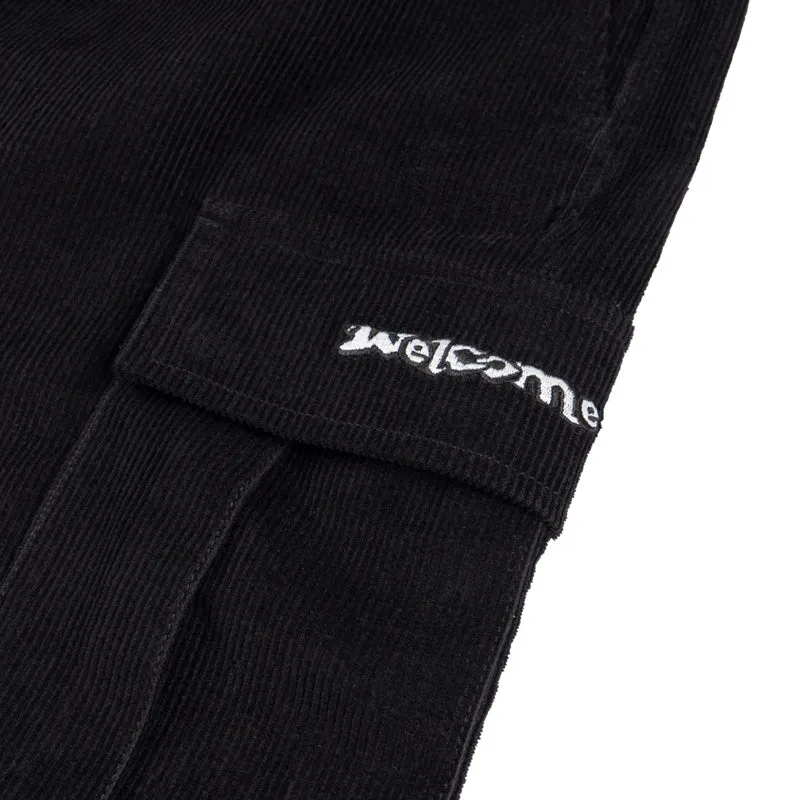 Chamber Corduroy Cargo Shorts - Black