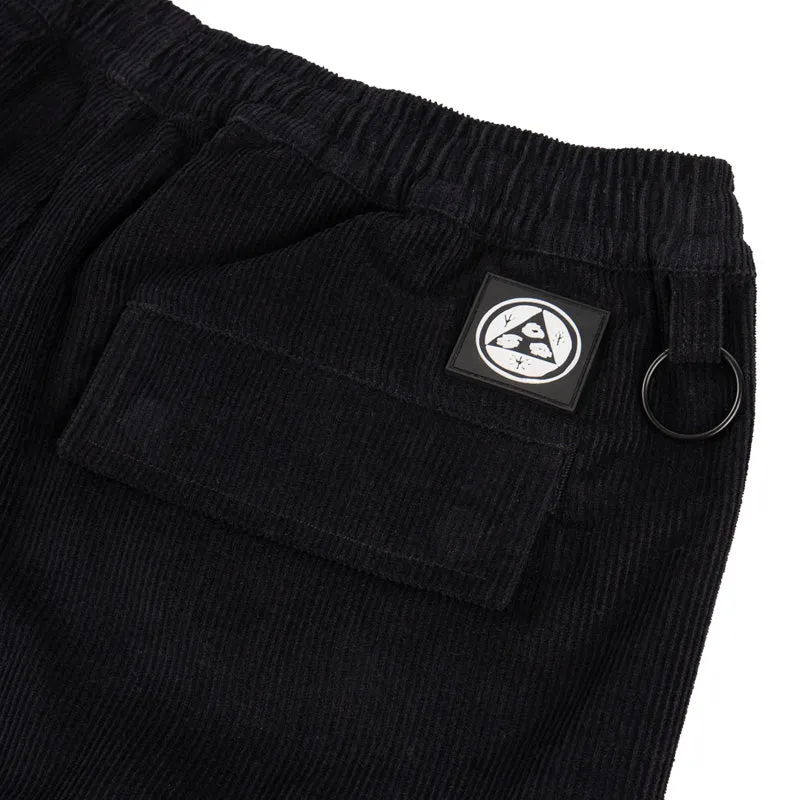 Chamber Corduroy Cargo Shorts - Black