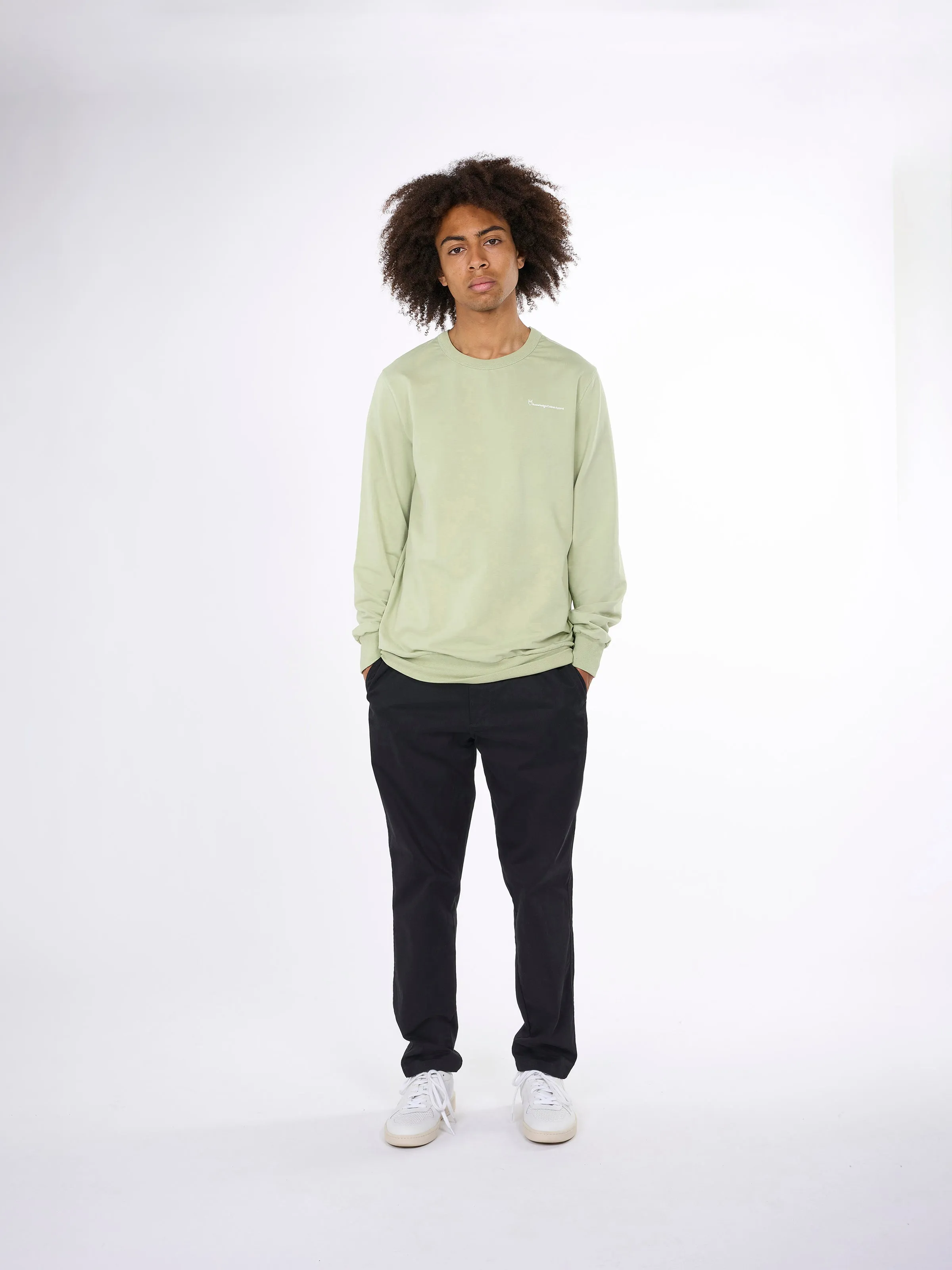 Crew neck trademark sweat - Swamp