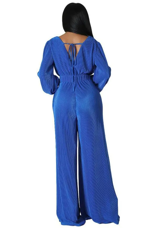 Dinner Date- Loose Fit Wide Leg Jumpsuit