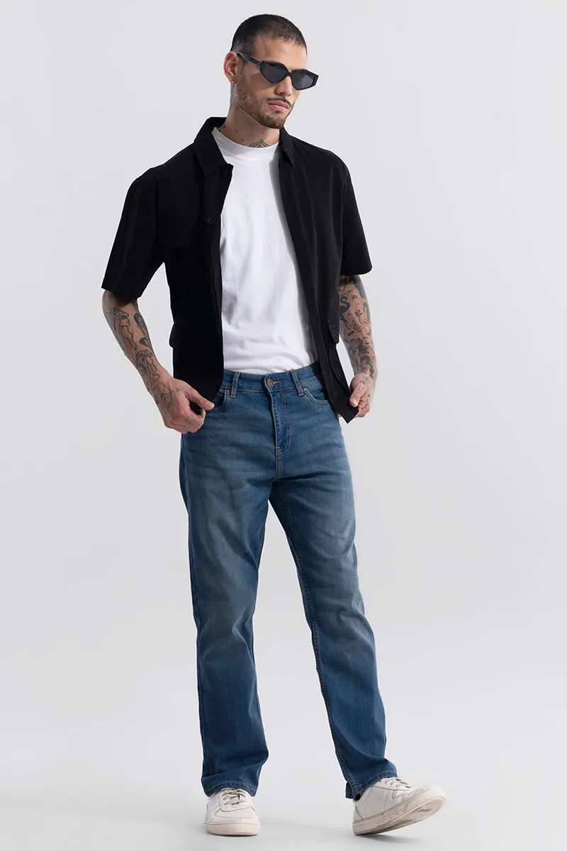 EasyStride Dusty Blue Comfort Fit Jeans