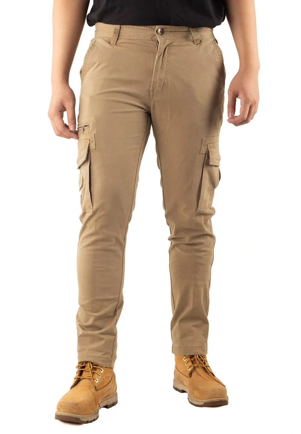 EXHAUST Stretchable Men's Cargo Long pants [Slim Fit] 1226