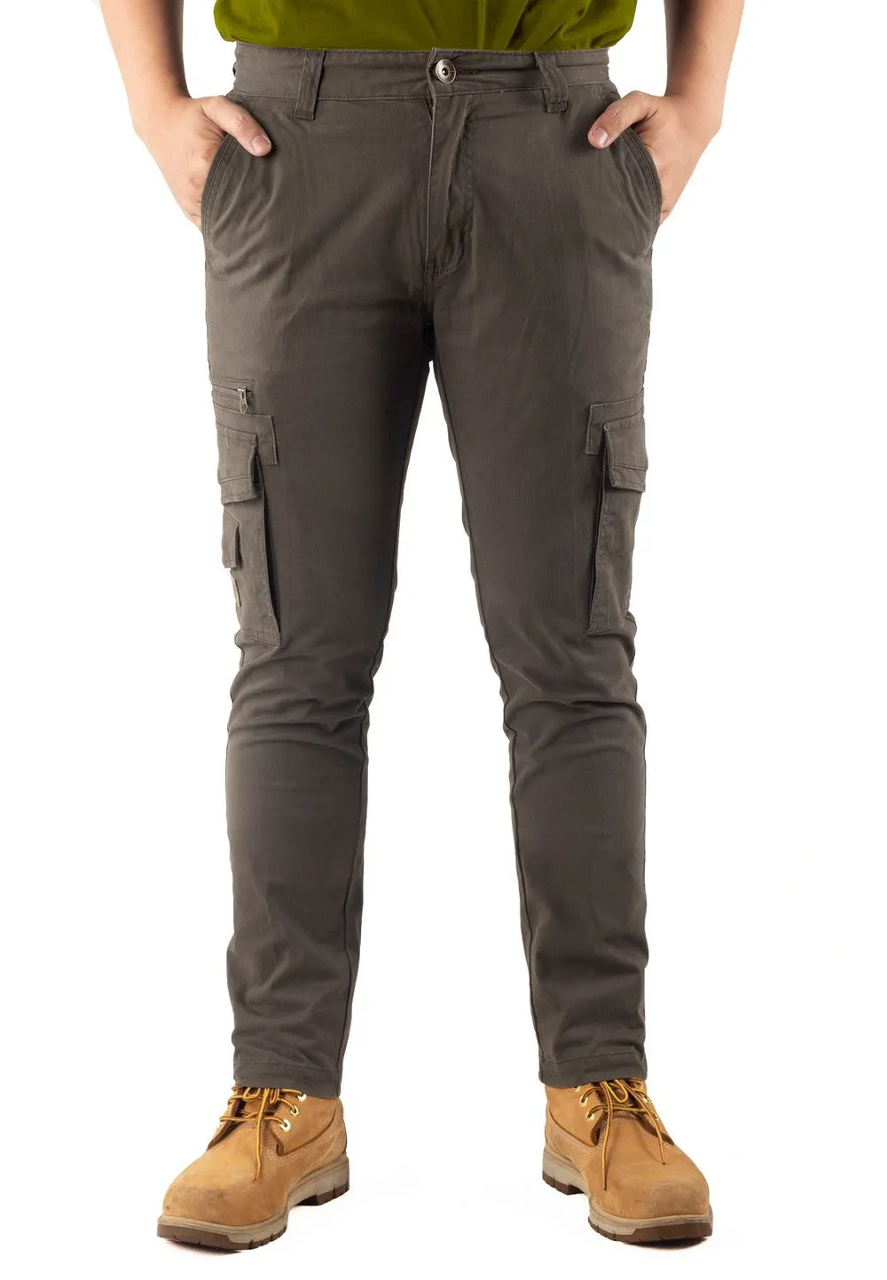 EXHAUST Stretchable Men's Cargo Long pants [Slim Fit] 1226