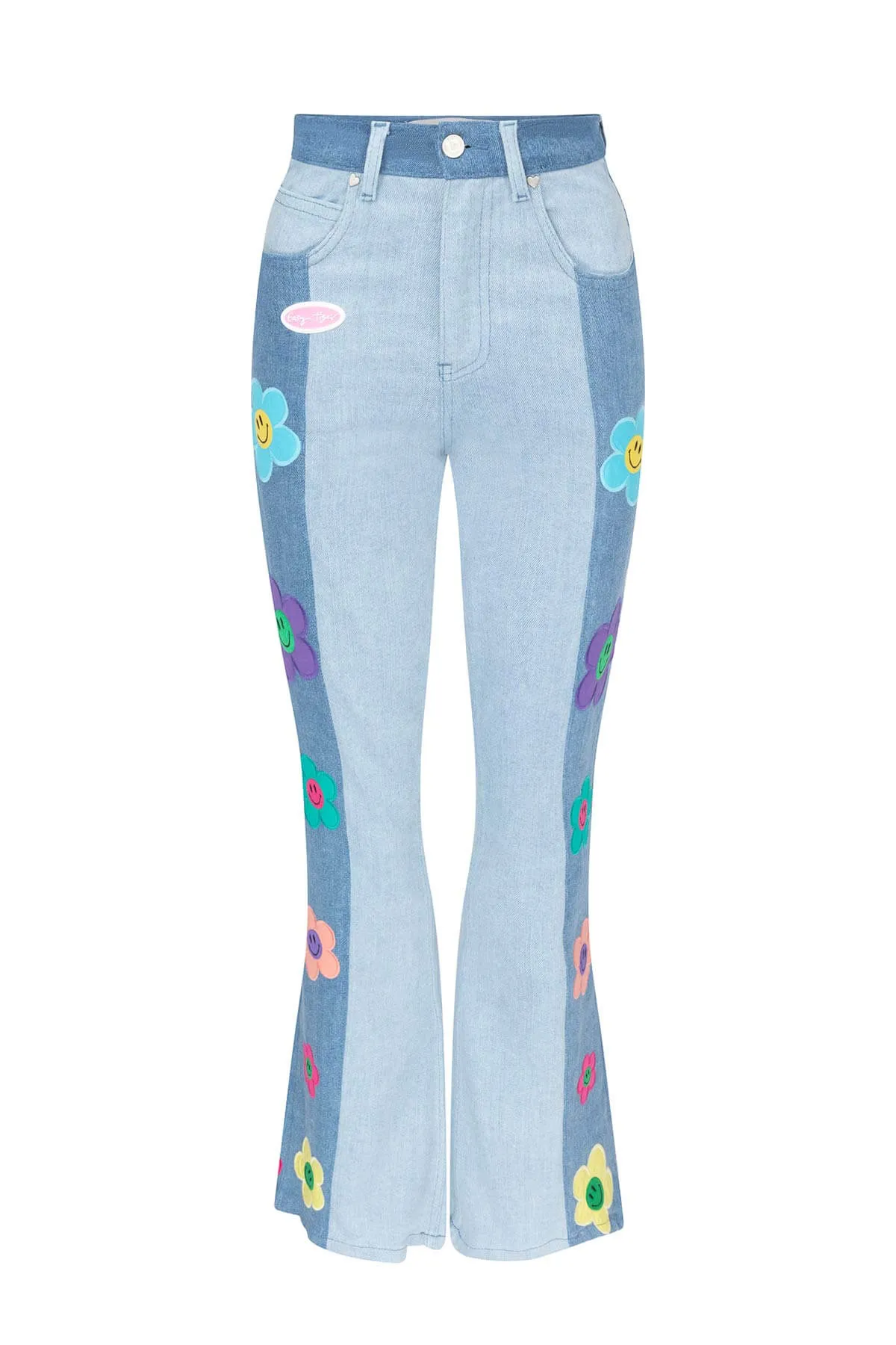 Flower Power Kick Flare Jeans