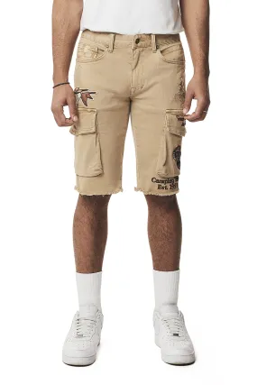 Forest Collection Cargo Twill Shorts - Khaki