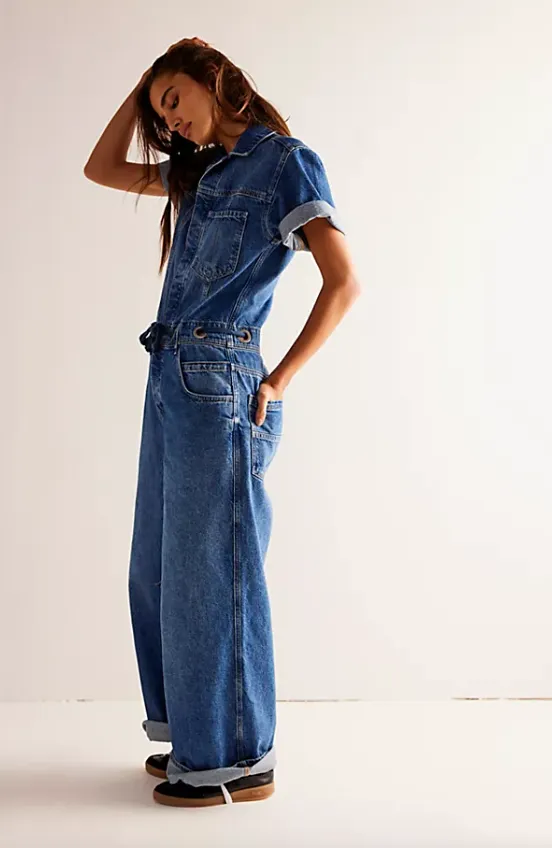 Free People Edison Wide-Leg Coverall