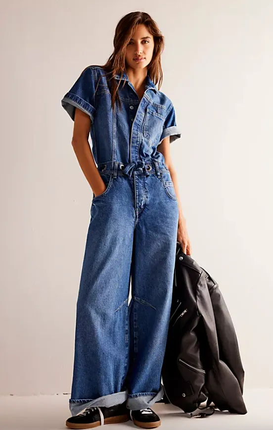 Free People Edison Wide-Leg Coverall