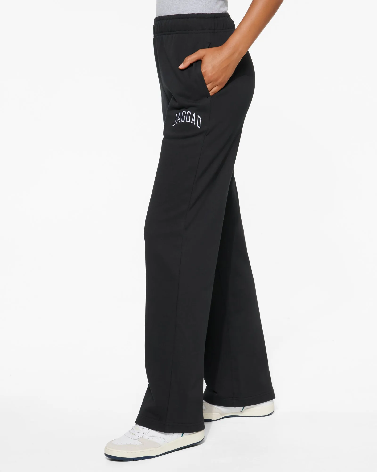 FREMONT WIDE LEG TRACKPANT BLACK