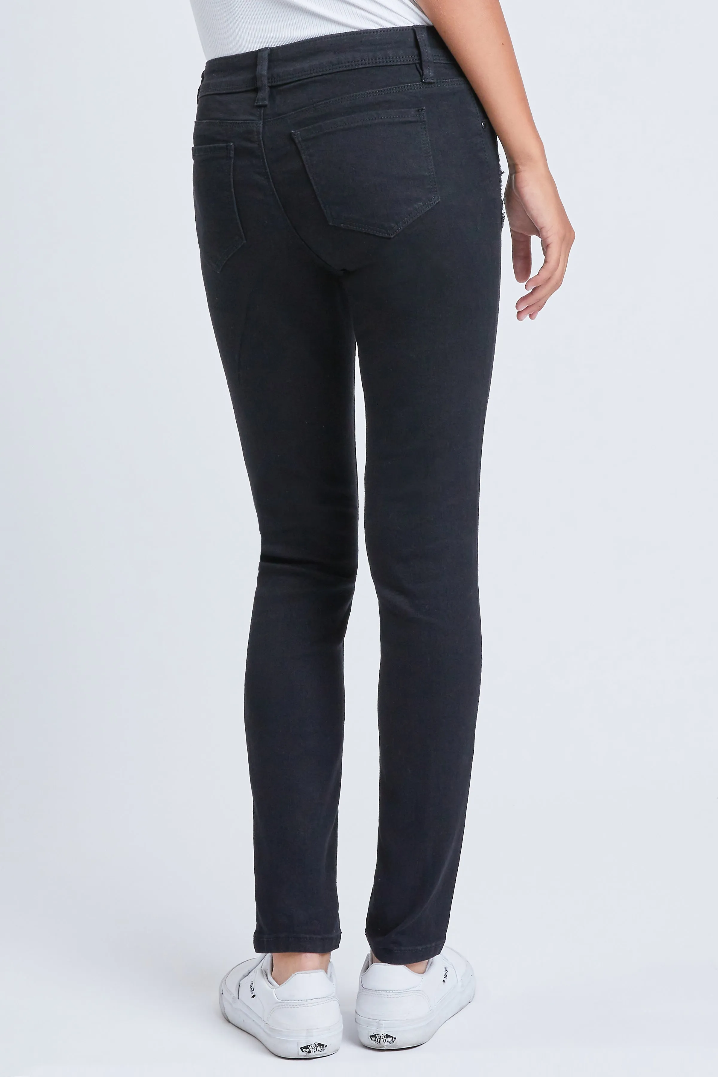 Girls Essential Skinny Jeans With Faux Front Pockets