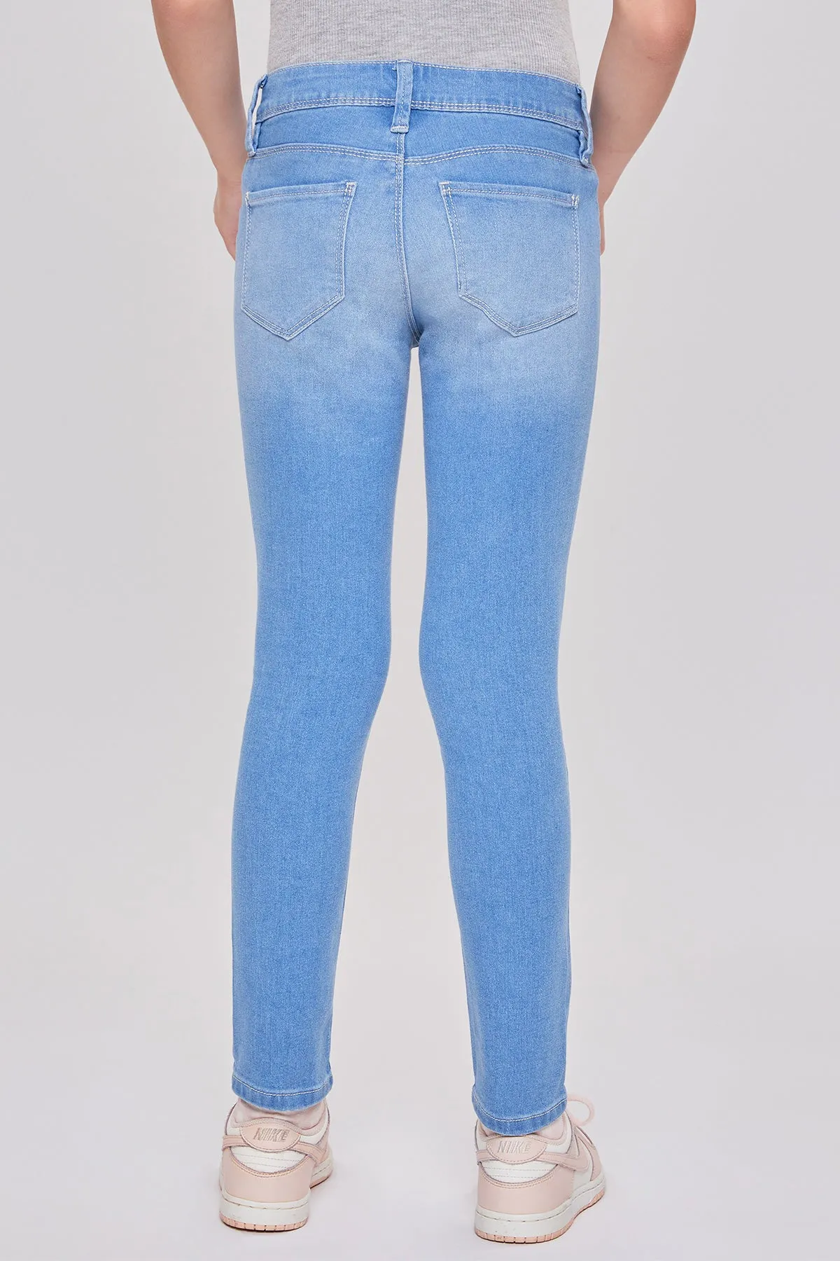 Girls Essential Skinny Jeans With Faux Front Pockets