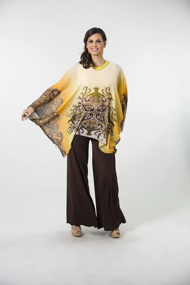 Glam Goddess Jersey Palazzo Pants