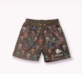 Heart Graphic Shorts