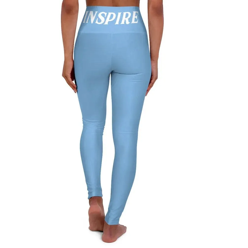 High Waisted Yoga Pants " INSPIRE "