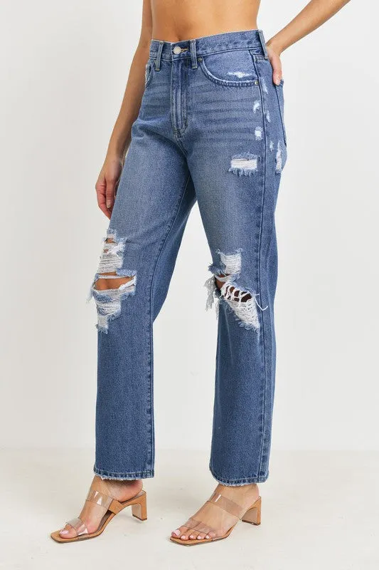 JBD KIKI HIGH RISE DAD JEANS [ONLINE EXCLUSIVE]