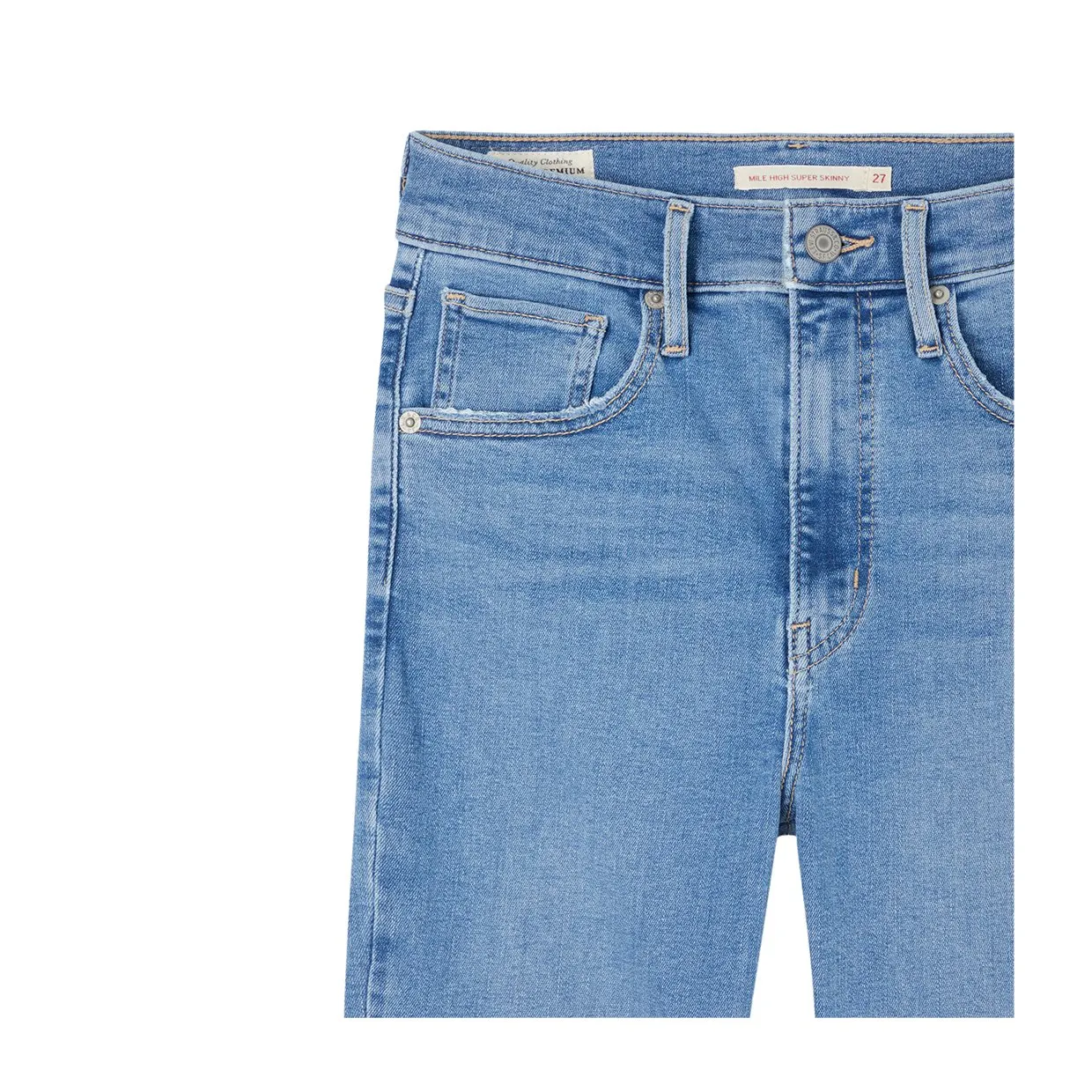 Jeans Levi's Mile High Super Skinny Blu Naple Stone