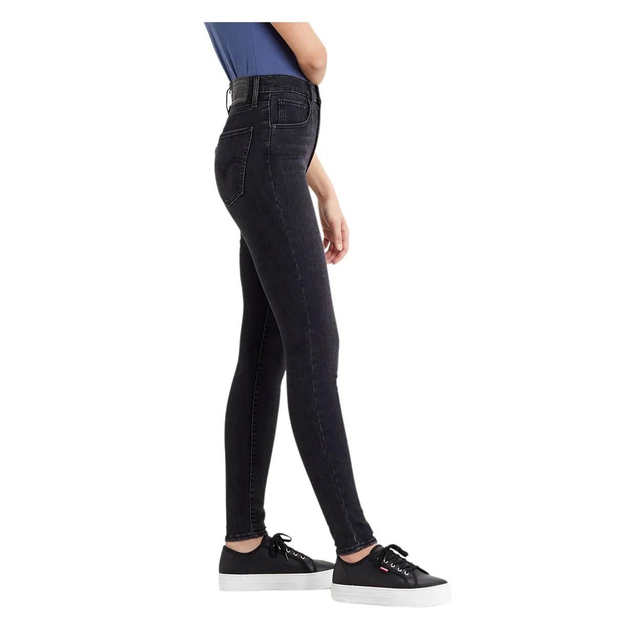 Jeans Levi's Mile High Super Skinny Nero Black Ground