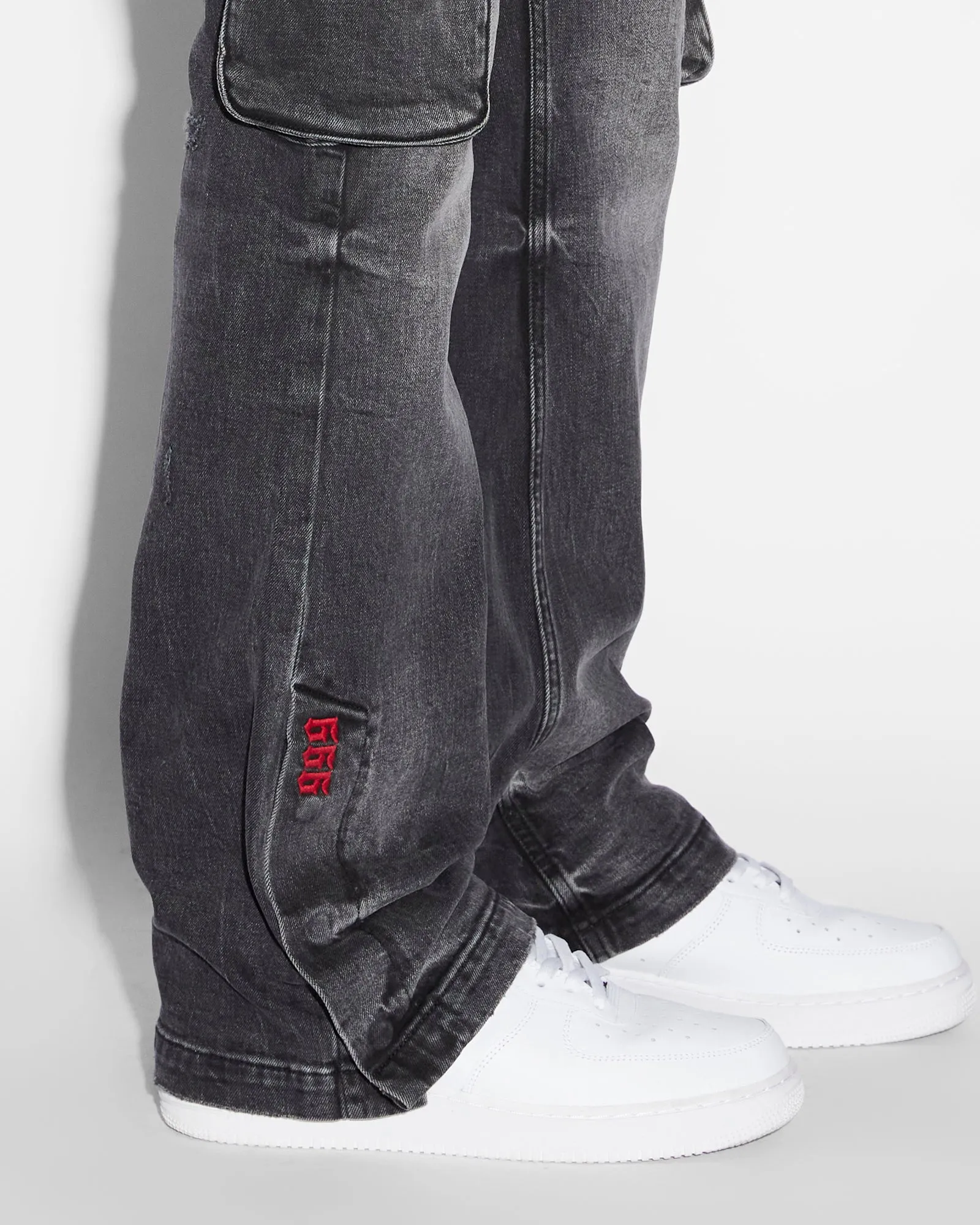 Ksubi x Juice WRLD 2.0 999 Bronko Cargo Jeans - Black