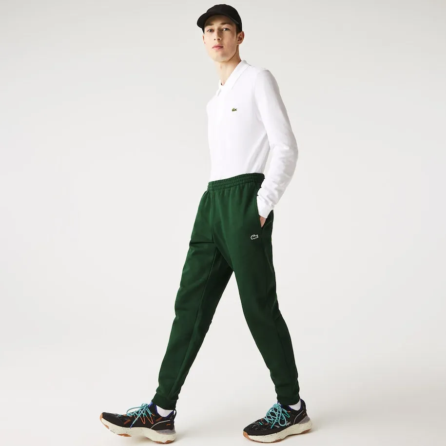 Lacoste Tapered Fit Fleece Trackpants - GREEN