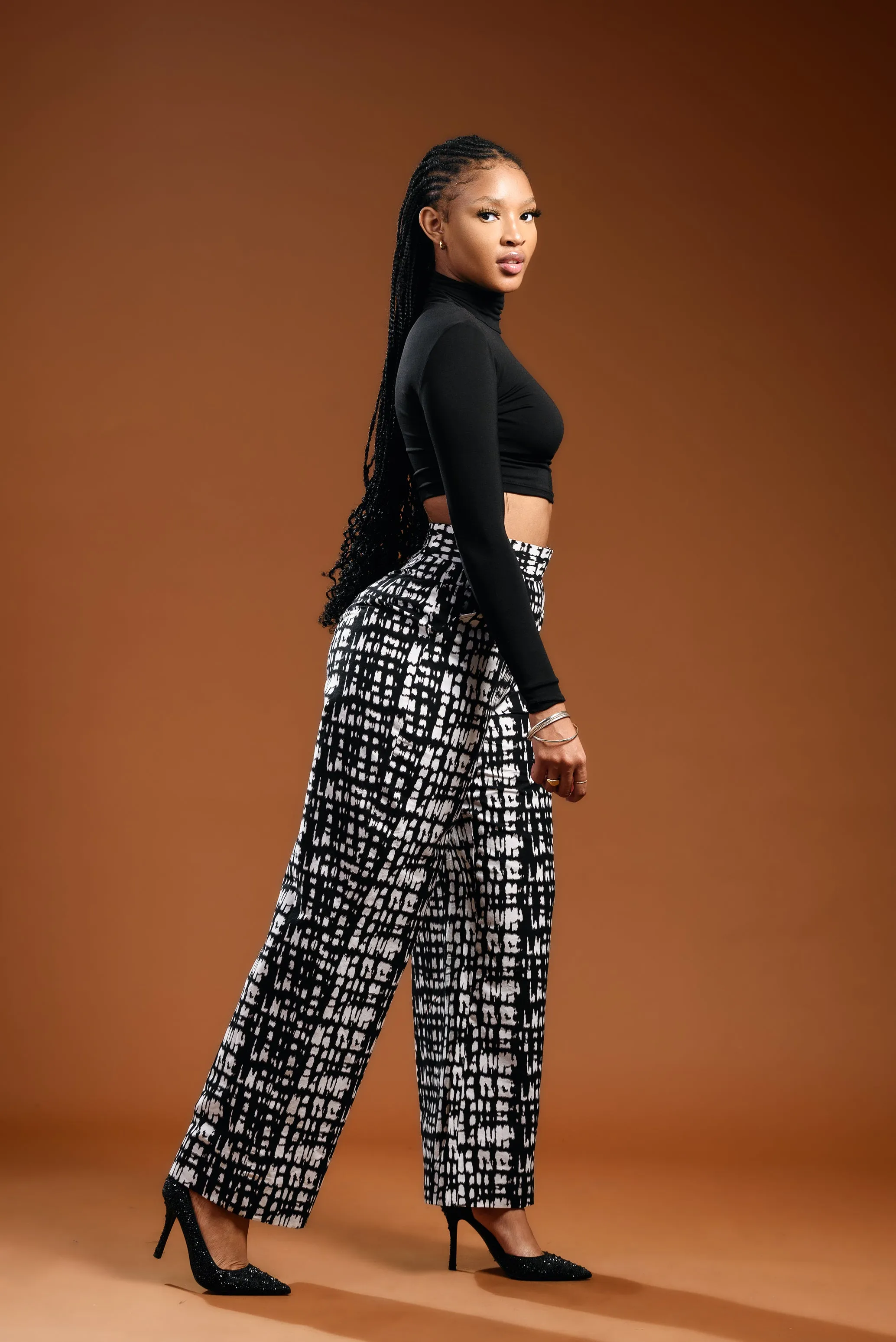 Ladies-Nuru Palazzo Pants