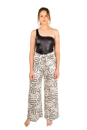 Lazo Pants Culebras Hueso