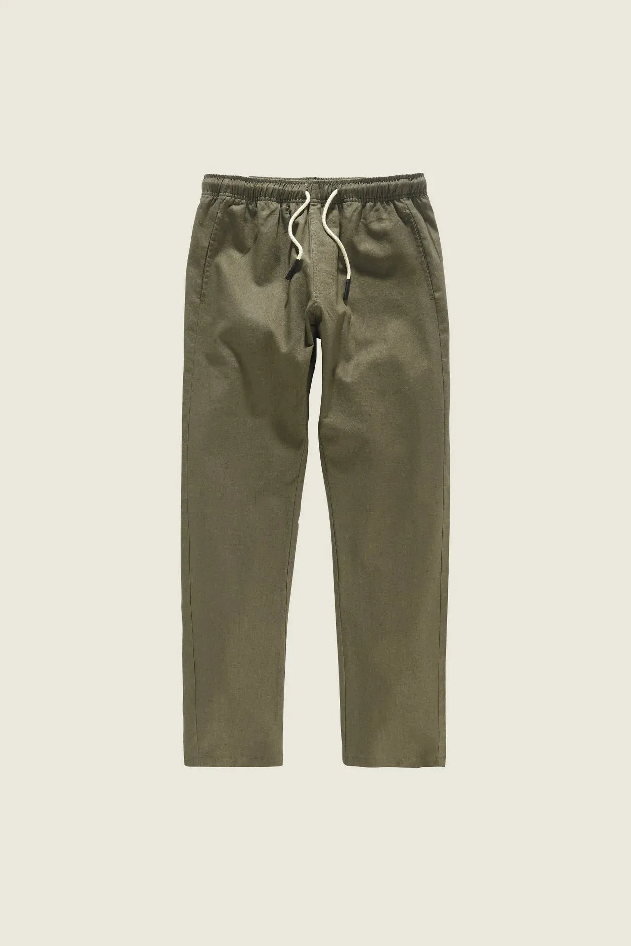 LINEN LONG PANT ARMY