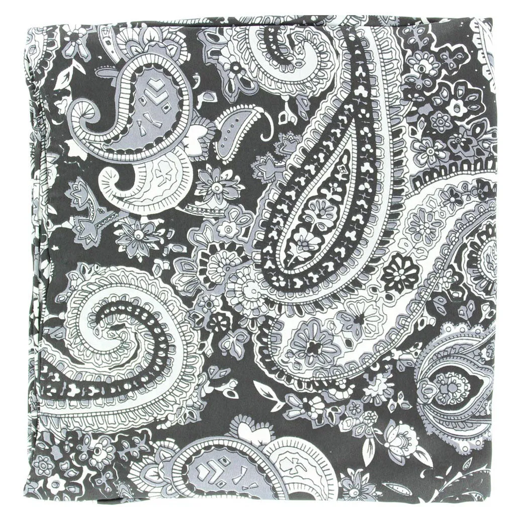 M&F Western Paisley Silk Wild Rag