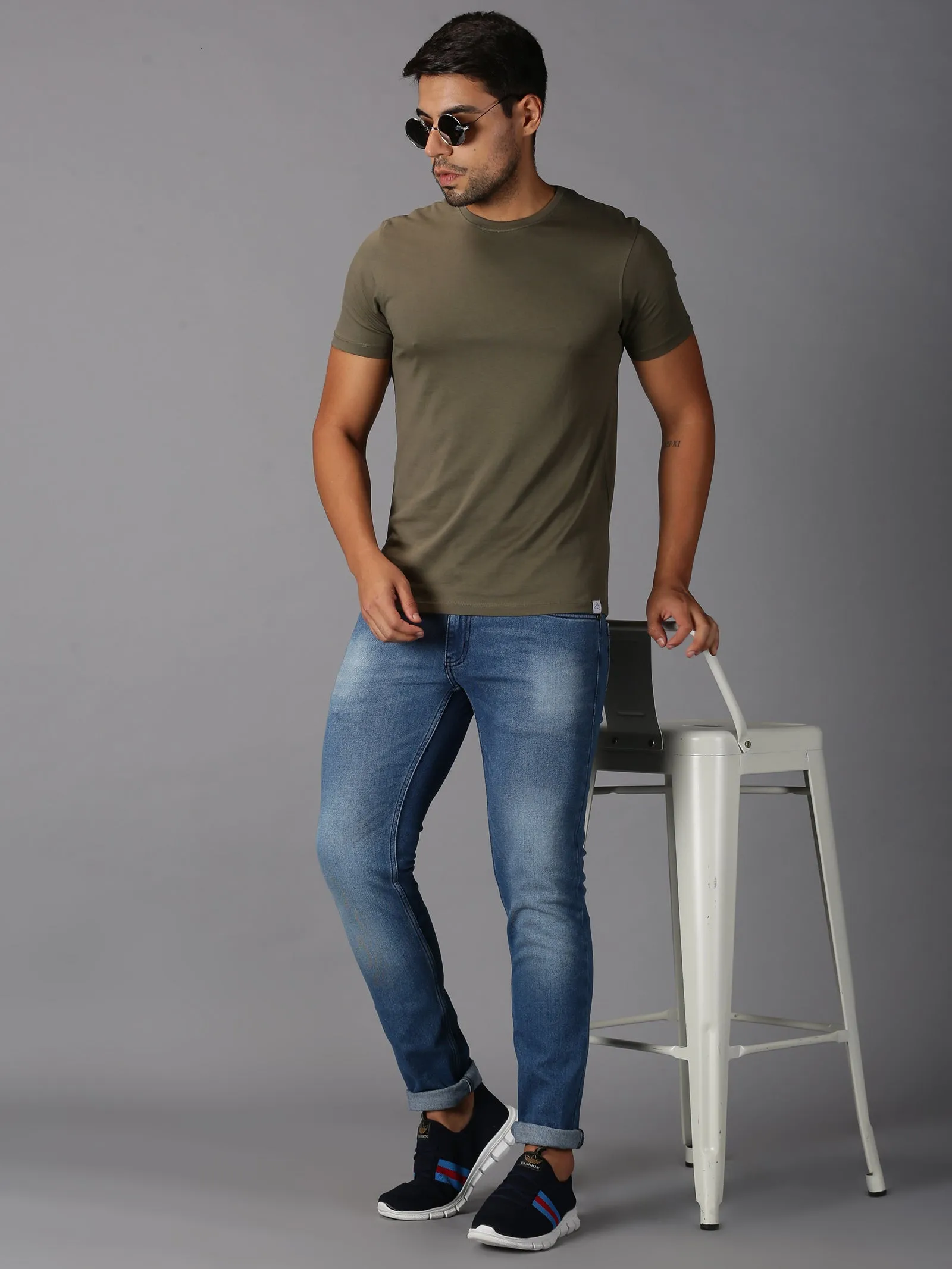 MEN'S BLUE SLIM FIT JEANS