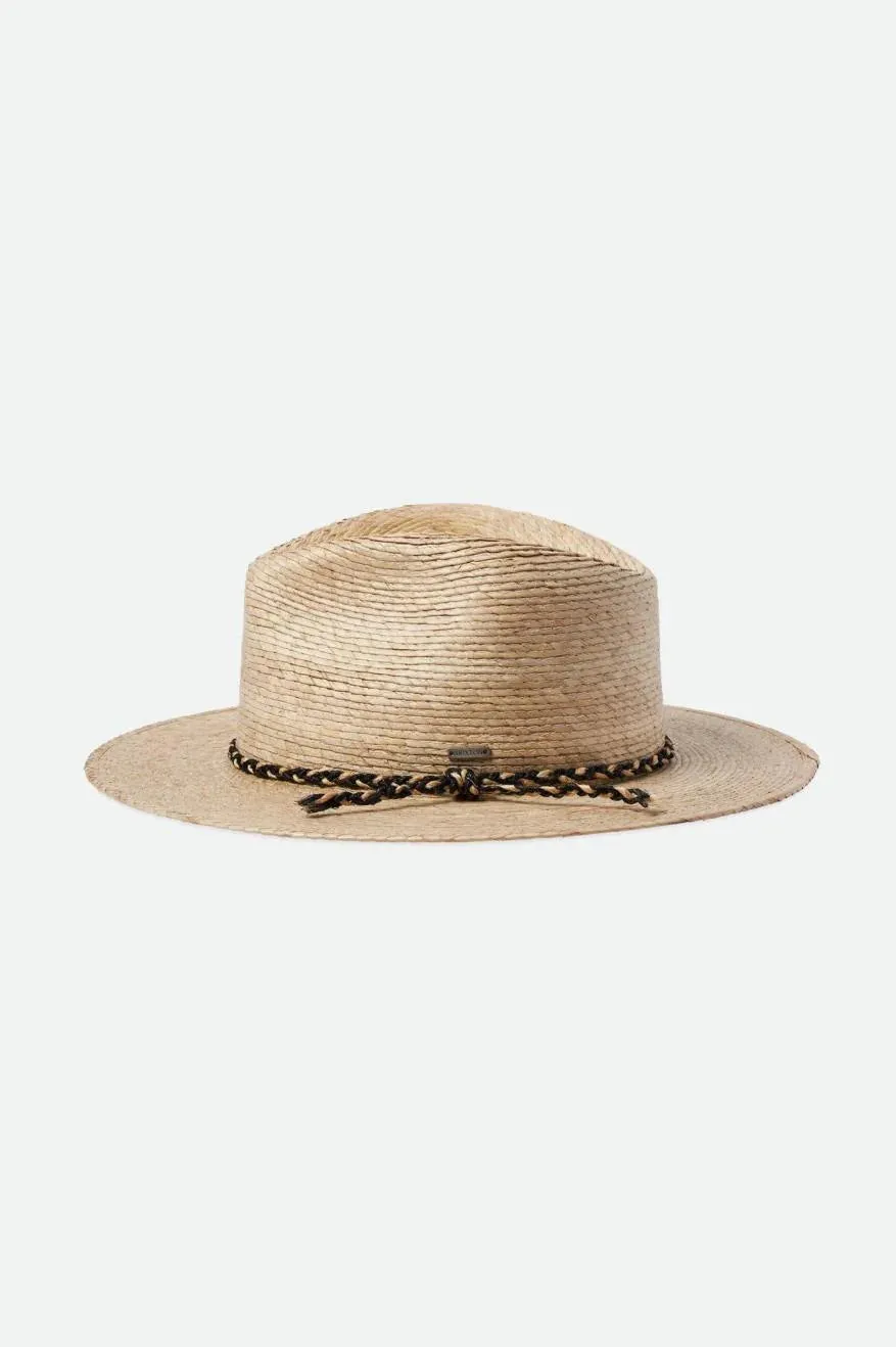 Messer Western Straw Fedora - Natural