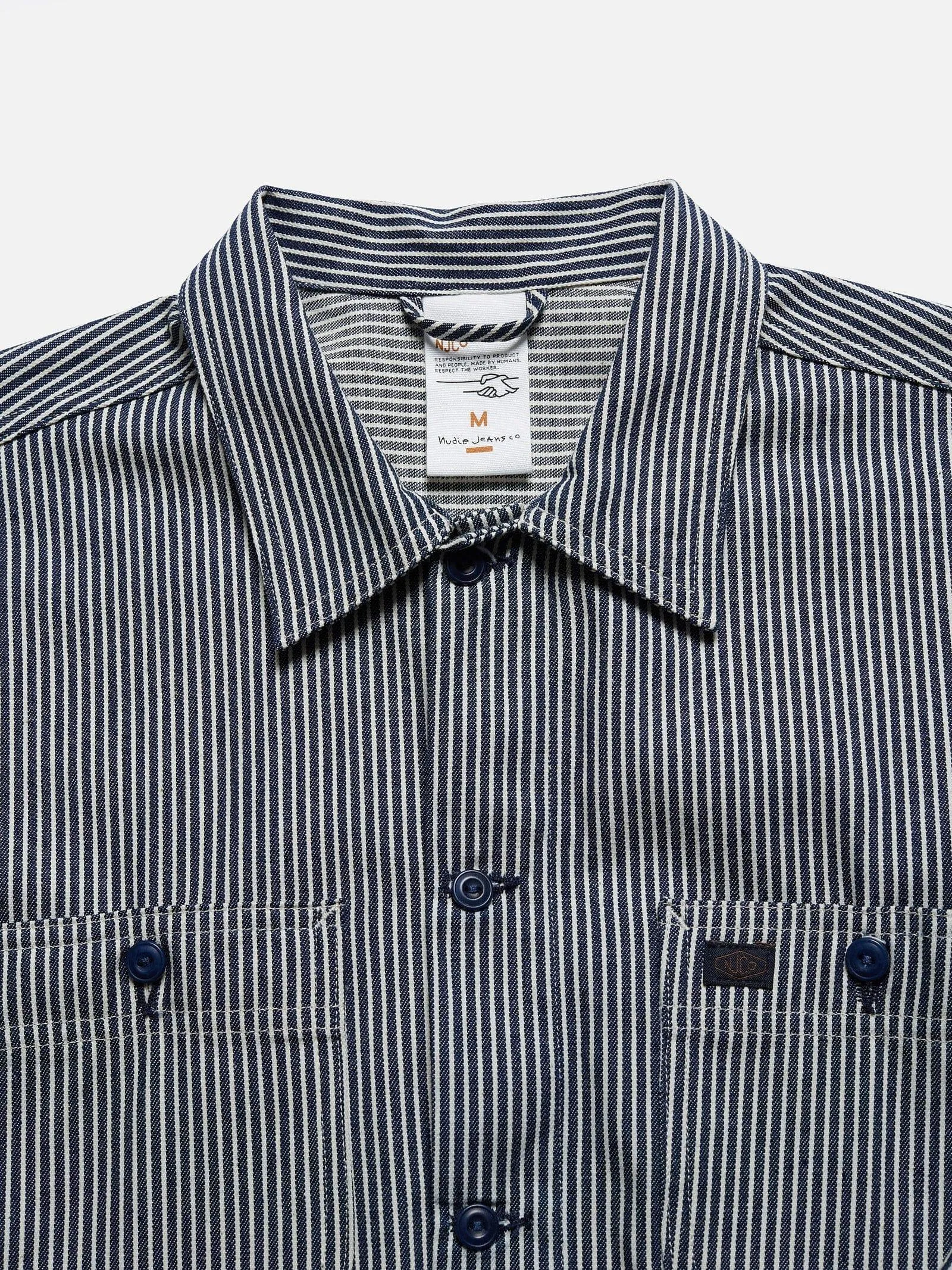 Nudie Jeans Co. - Vincent Hickory Stripe Work Shirt