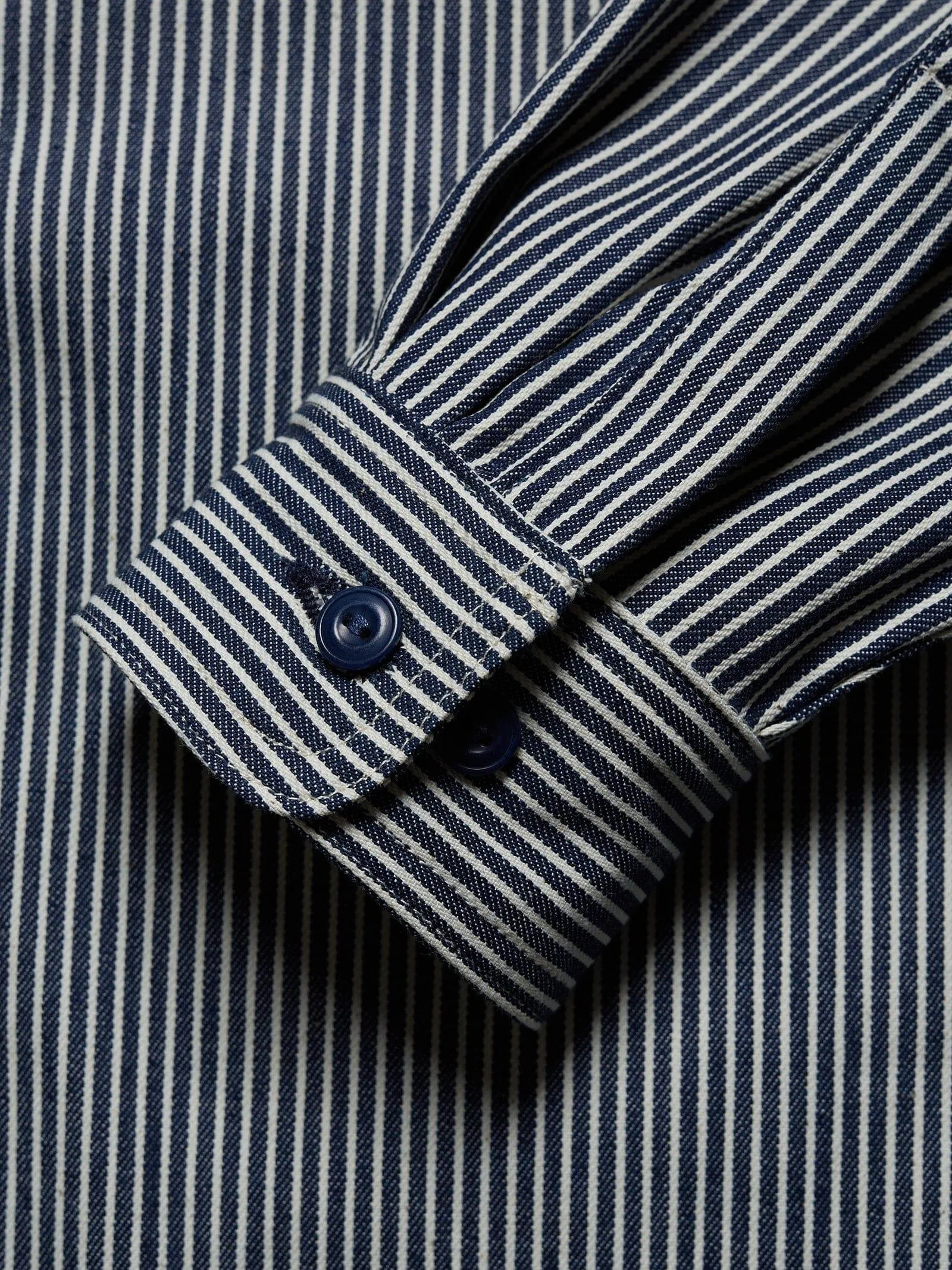 Nudie Jeans Co. - Vincent Hickory Stripe Work Shirt