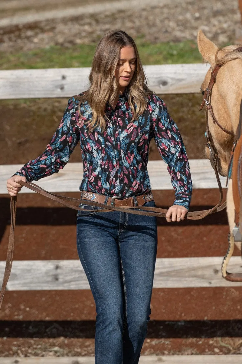 Pure Western Shirt Womens Edwina