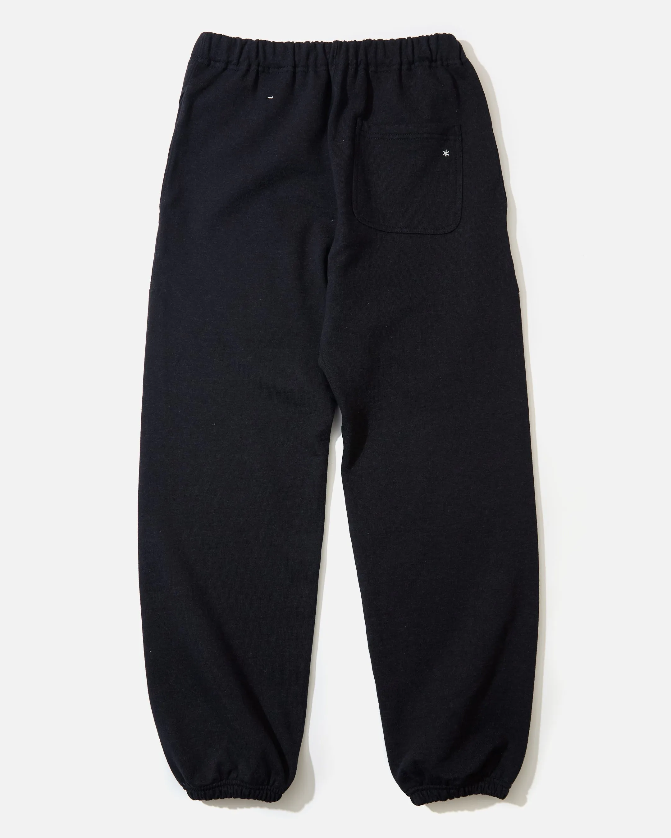 Recycled Cotton Sweat Pants - Black