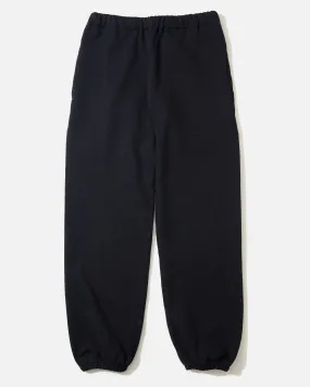 Recycled Cotton Sweat Pants - Black