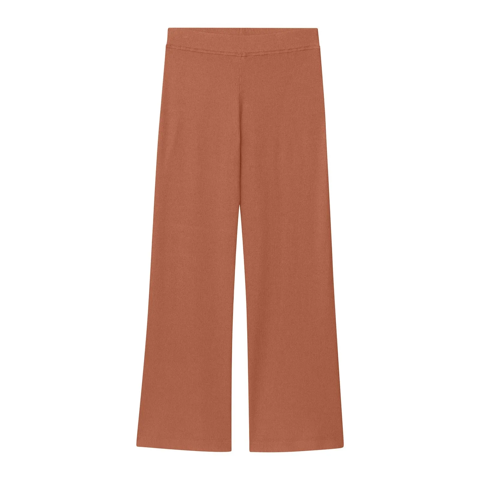 Ribbed Lightweight Wide Leg Pants